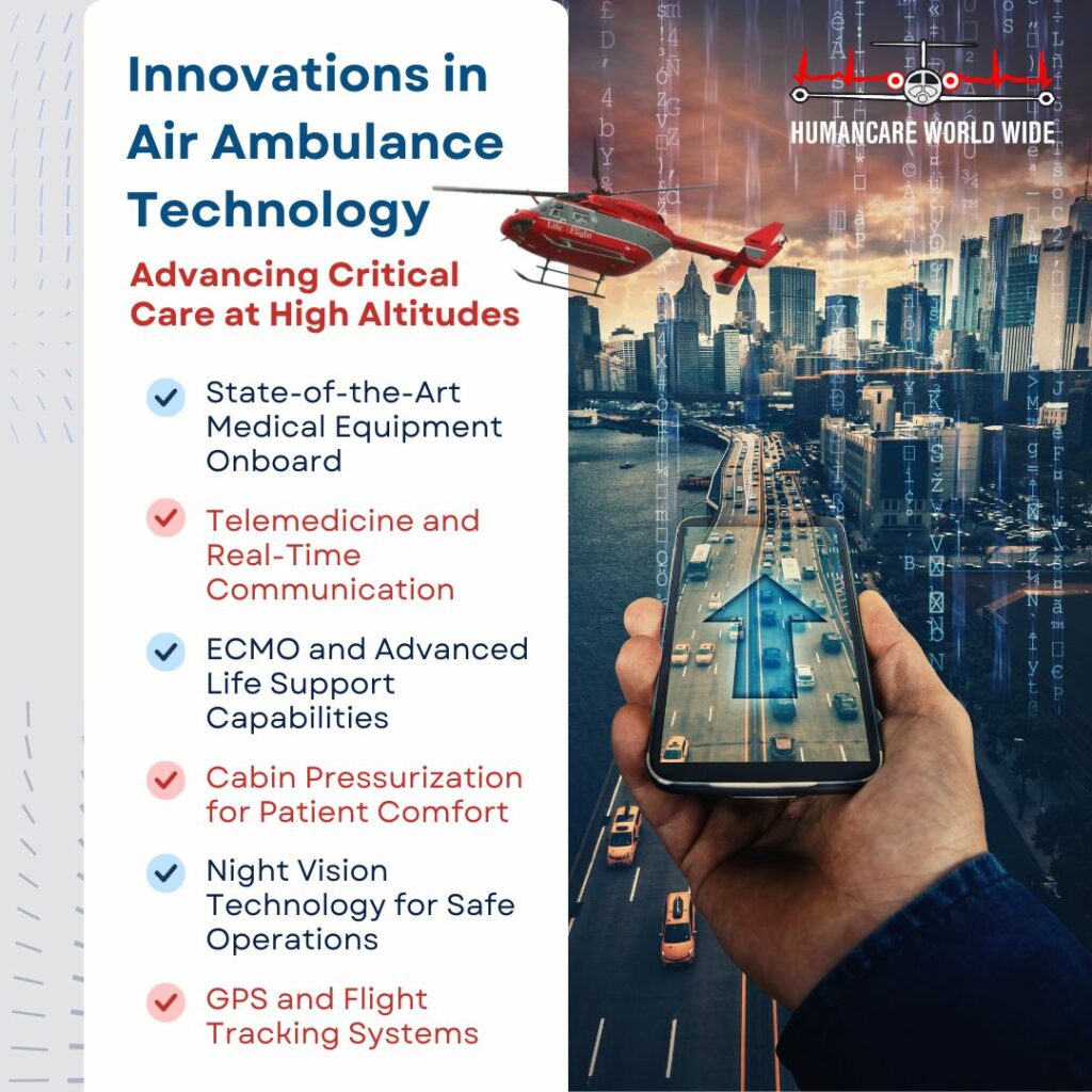 Innovations in Air Ambulance Technology: Elevating Critical Care at High Altitudes