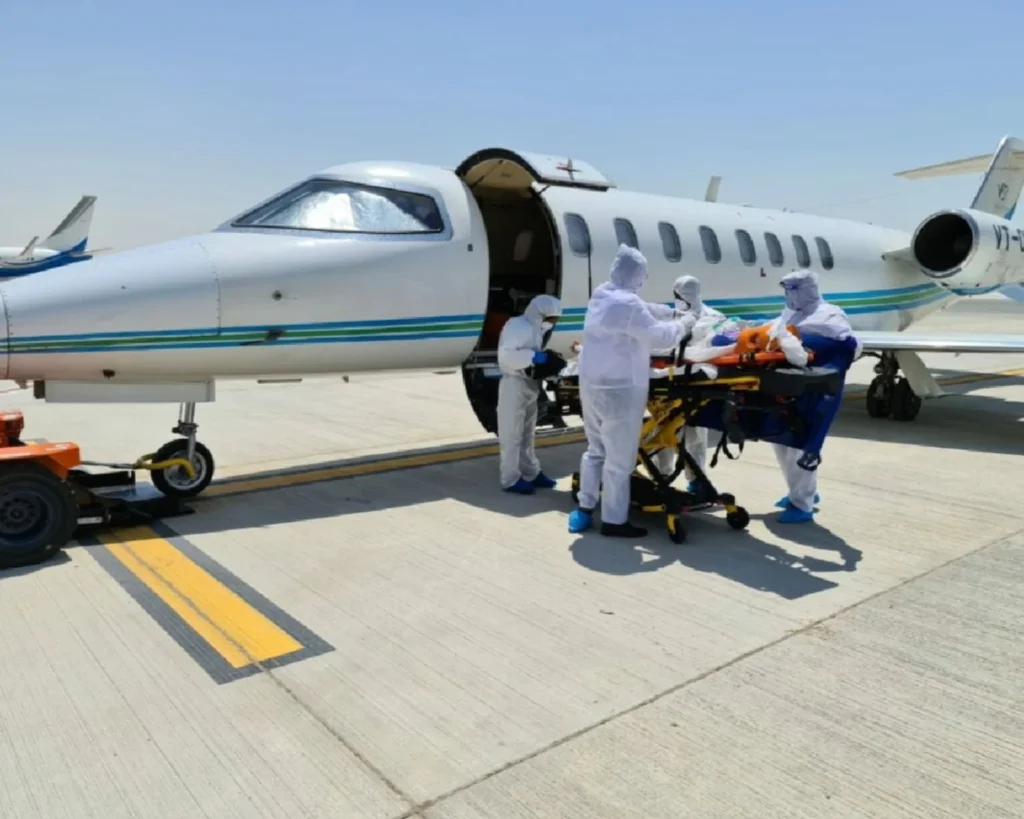 Air ambulance services - Lucknow