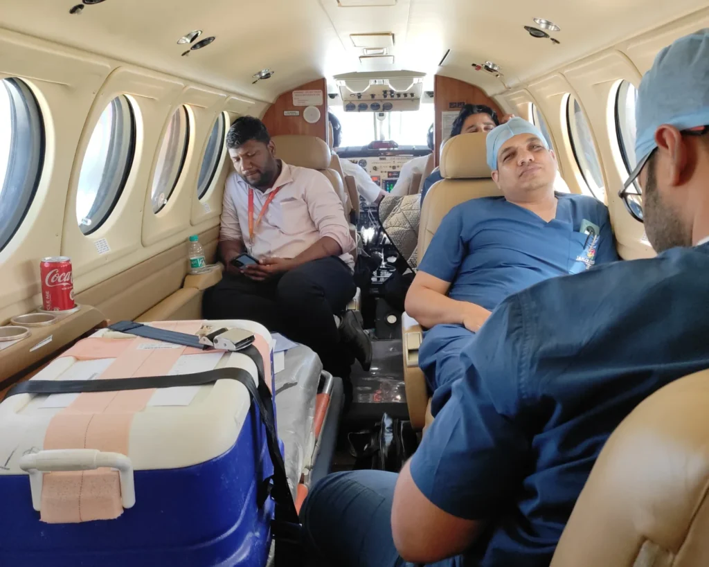 Air ambulance cost - Udaipur